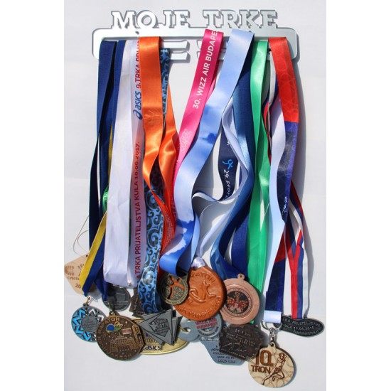 Moje Trke - Trčanje - Držači za medalje Moje Trke - Trčanje - Držači za medalje